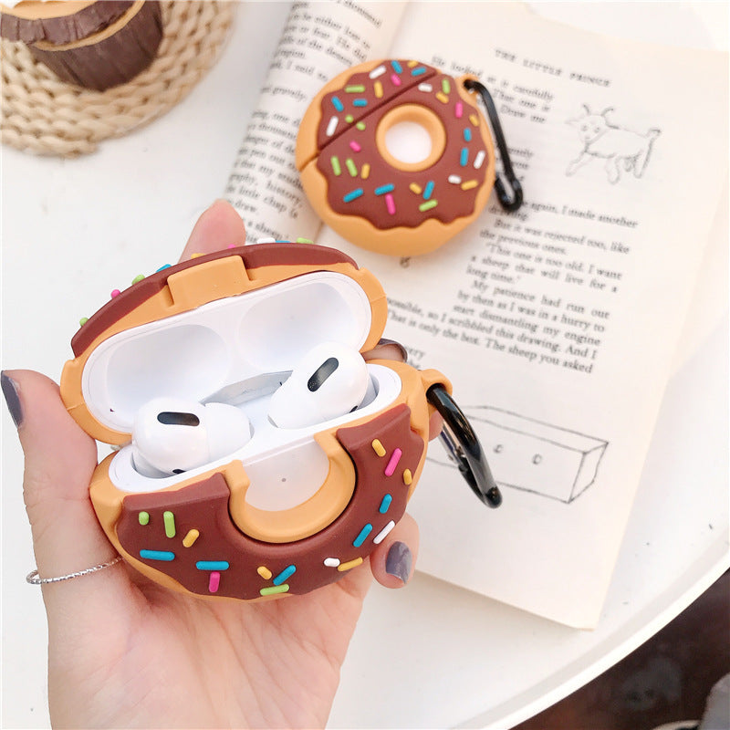 Compatible with Apple, Creative Donuts Bluetooth Wireless Earphone Case