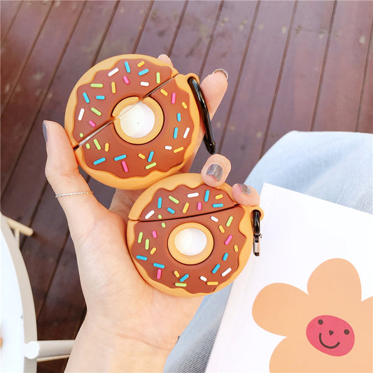 Compatible with Apple, Creative Donuts Bluetooth Wireless Earphone Case