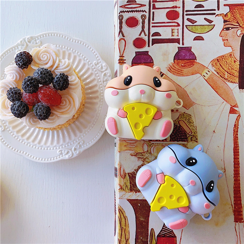 Compatible with Apple, Cheese Hamster Headphone Shell