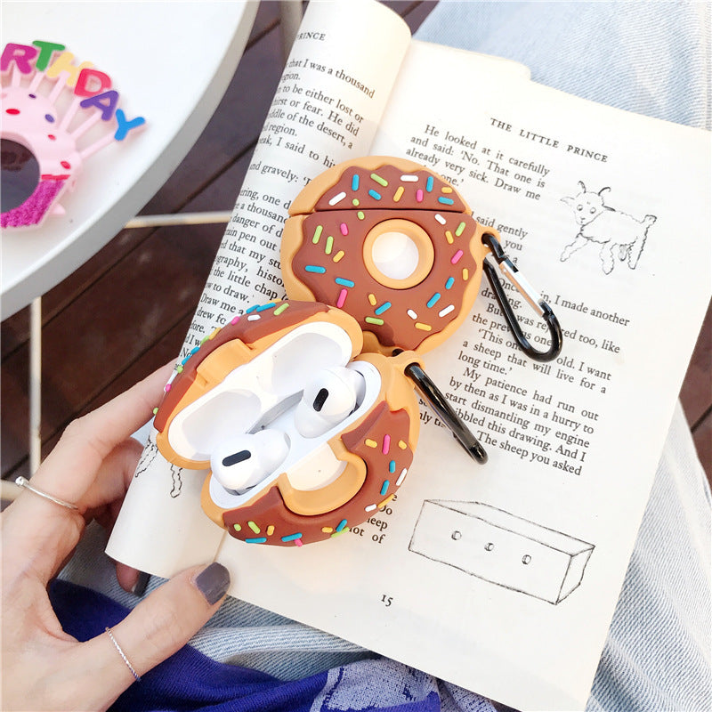 Compatible with Apple, Creative Donuts Bluetooth Wireless Earphone Case