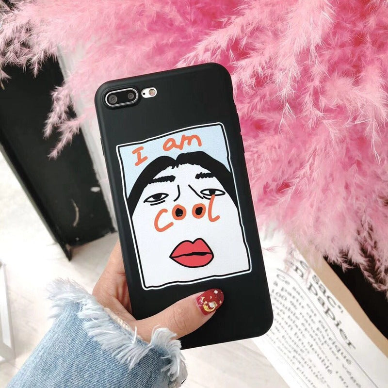 Compatible With  Funny Nose Transparent Soft Shell Phone Case