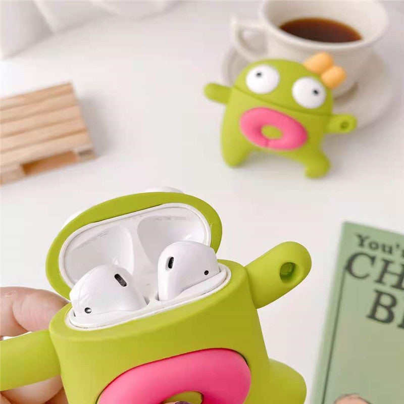 Compatible with Apple, Cute female silicone soft shell earphone cover