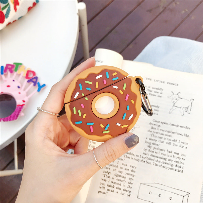 Compatible with Apple, Creative Donuts Bluetooth Wireless Earphone Case