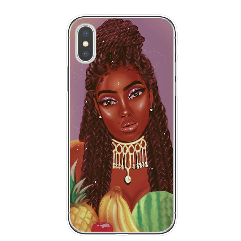 Hand drawn girl girl phone case