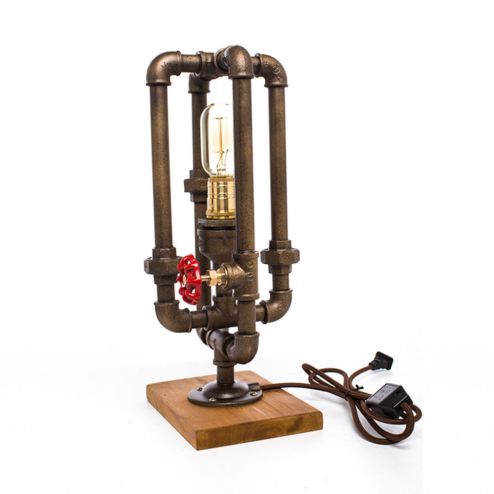 American Industrial Style Creative Desk Lamp Retro Edison Light Bulb